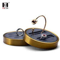DEQI展示架金属超纤戒指手镯项链陈列店用橱窗珠宝展示道具