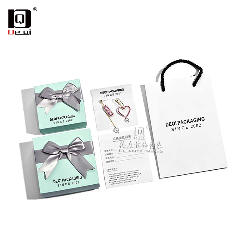 DEQI简约珠宝首饰纸袋包装礼品盒品牌包装盒系列